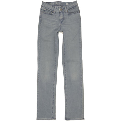Levi's Demi Curve Women Blue Straight Slim Stretch Jeans W24 L31