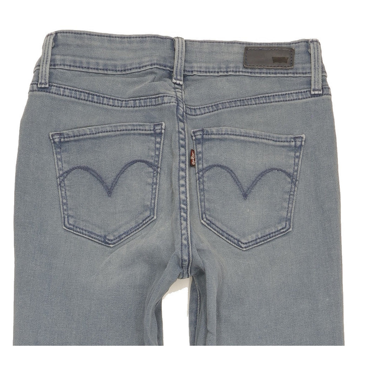 Levi's Demi Curve Women Blue Straight Slim Stretch Jeans W24 L31