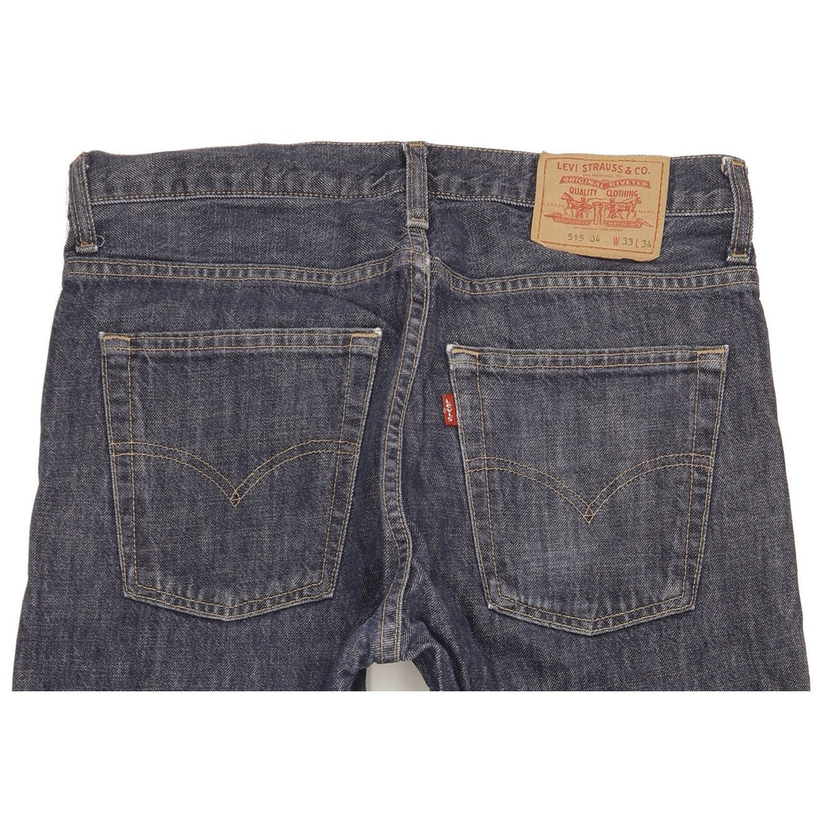 Levi's 515 Men Blue Straight Regular Jeans W33 L33