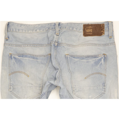 G-Star Arc 3D Men Blue Straight Slim Jeans W36 L36