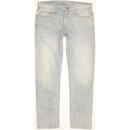 Levi's 502 Men Blue Tapered Regular Stretch Jeans W33 L32