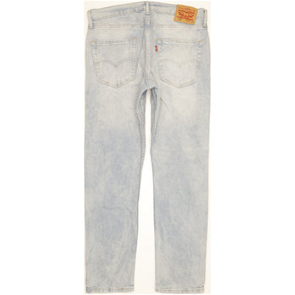 Levi's 502 Men Blue Tapered Regular Stretch Jeans W33 L32