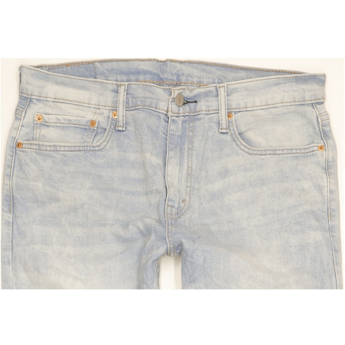 Levi's 502 Men Blue Tapered Regular Stretch Jeans W33 L32