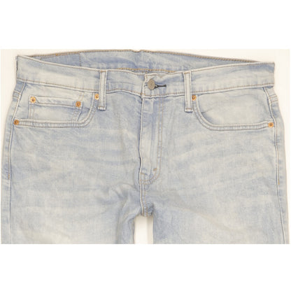 Levi's 502 Men Blue Tapered Regular Stretch Jeans W33 L32