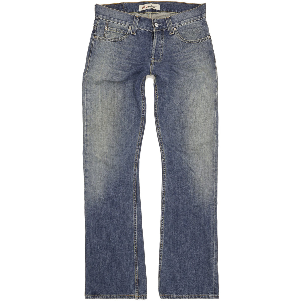 Levi's 512 Men Blue Bootcut Slim Jeans W32 L34