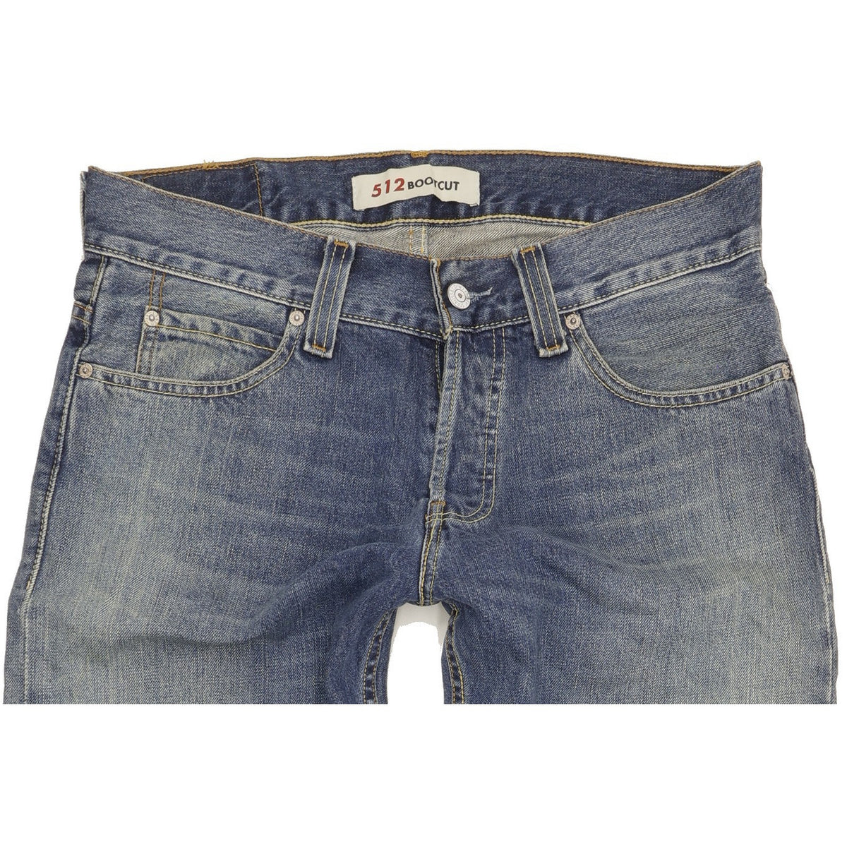 Levi's 512 Men Blue Bootcut Slim Jeans W32 L34