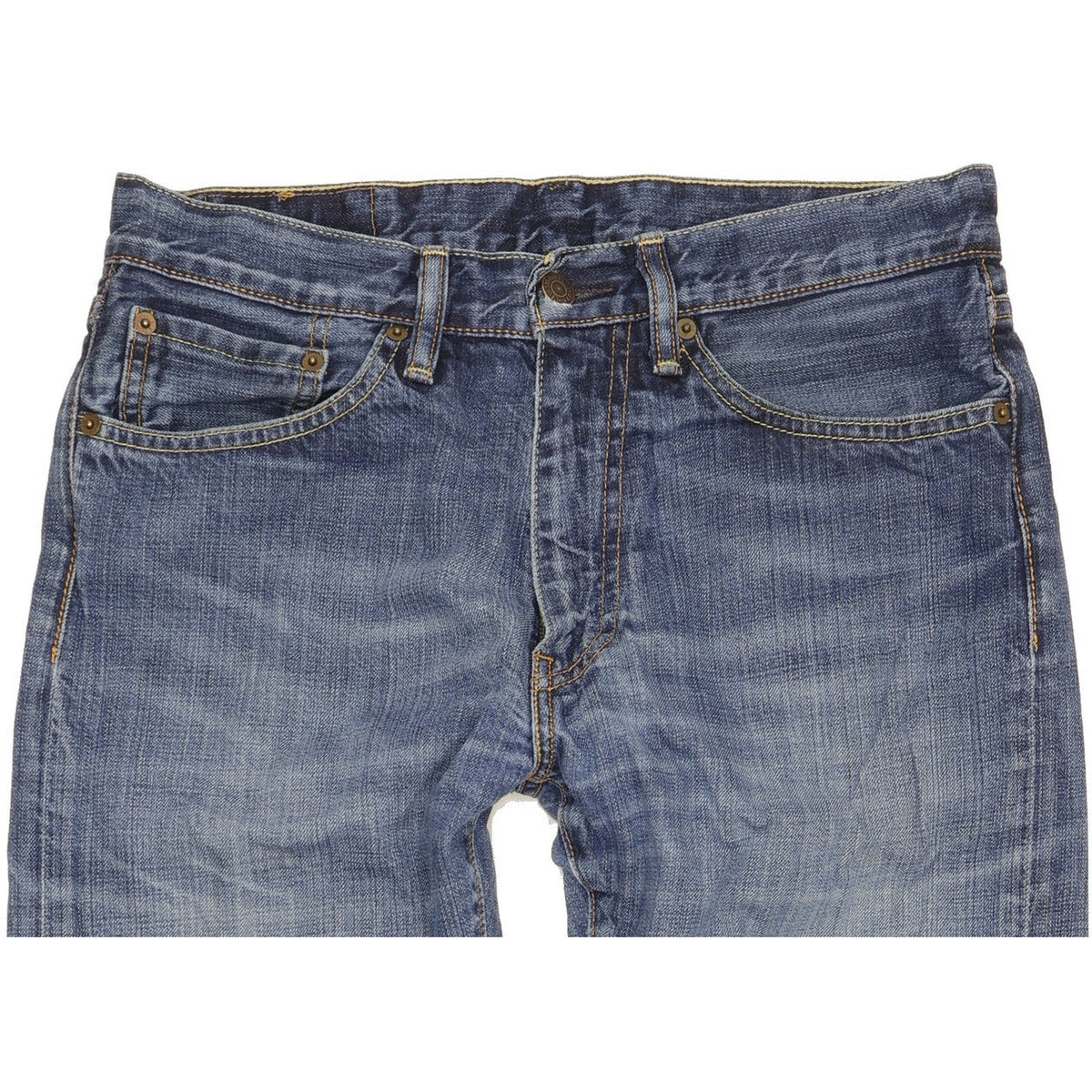 Levi's 505 Men Blue Straight Regular Stretch Jeans W31 L29