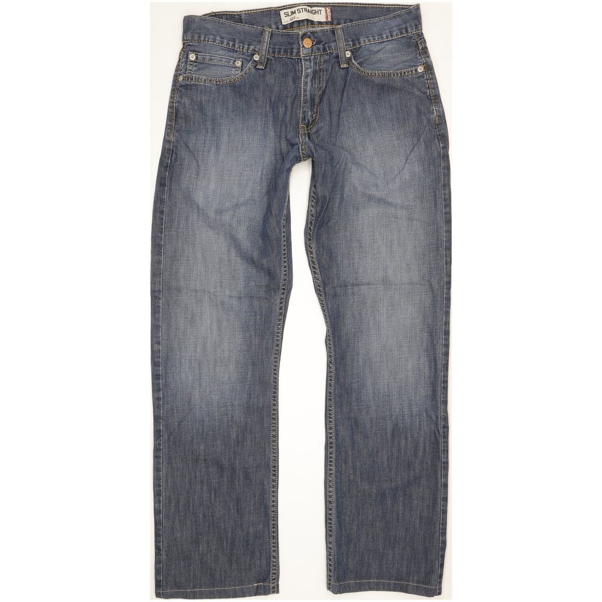 Levi's 514 Men Blue Straight Slim Jeans W32 L31