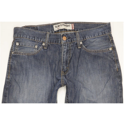 Levi's 514 Men Blue Straight Slim Jeans W32 L31