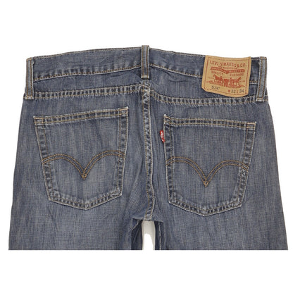 Levi's 514 Men Blue Straight Slim Jeans W32 L31