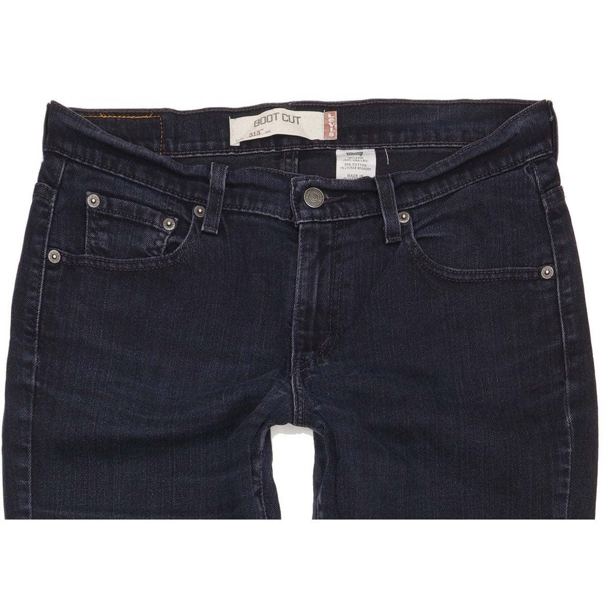 Levi's 515 Women Blue Bootcut Slim Stretch Jeans W31 L32