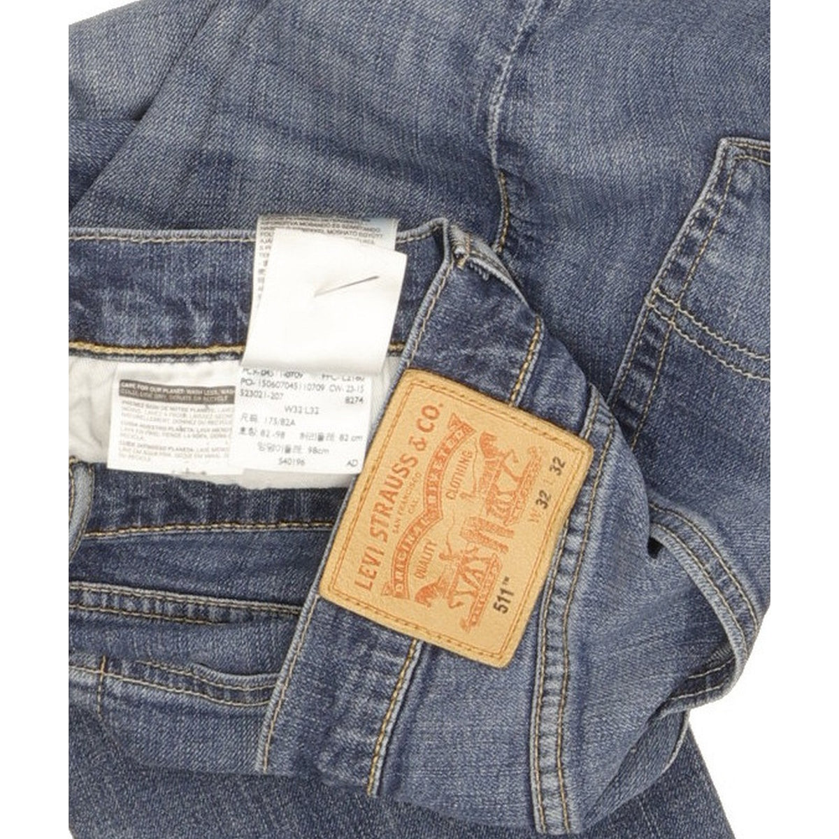Levi's 511 Men Blue Straight Slim Stretch Jeans W31 L31