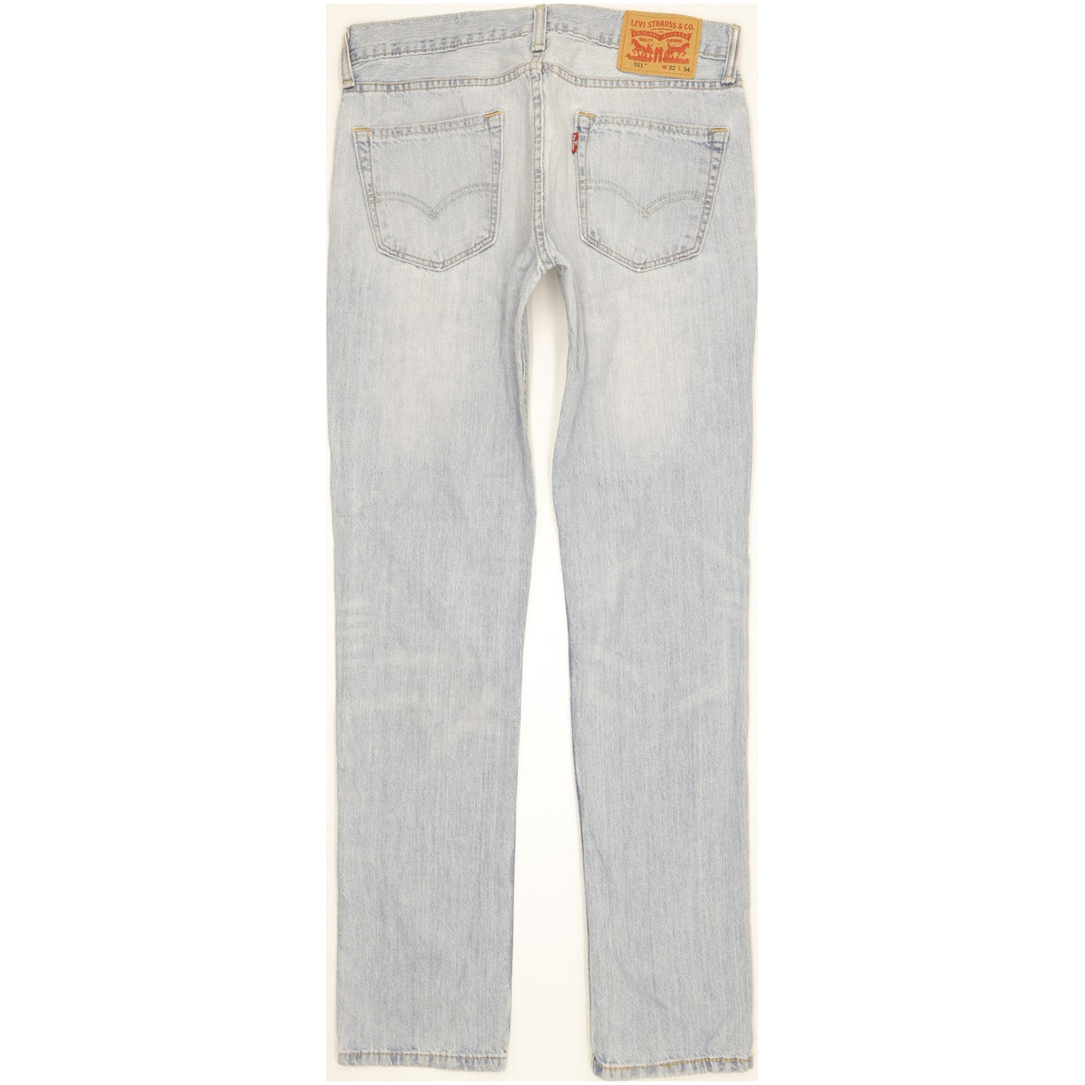 Levi's 511 Men Blue Straight Slim Jeans W32 L34