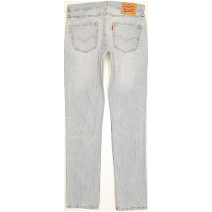Levi's 511 Men Blue Straight Slim Jeans W32 L34