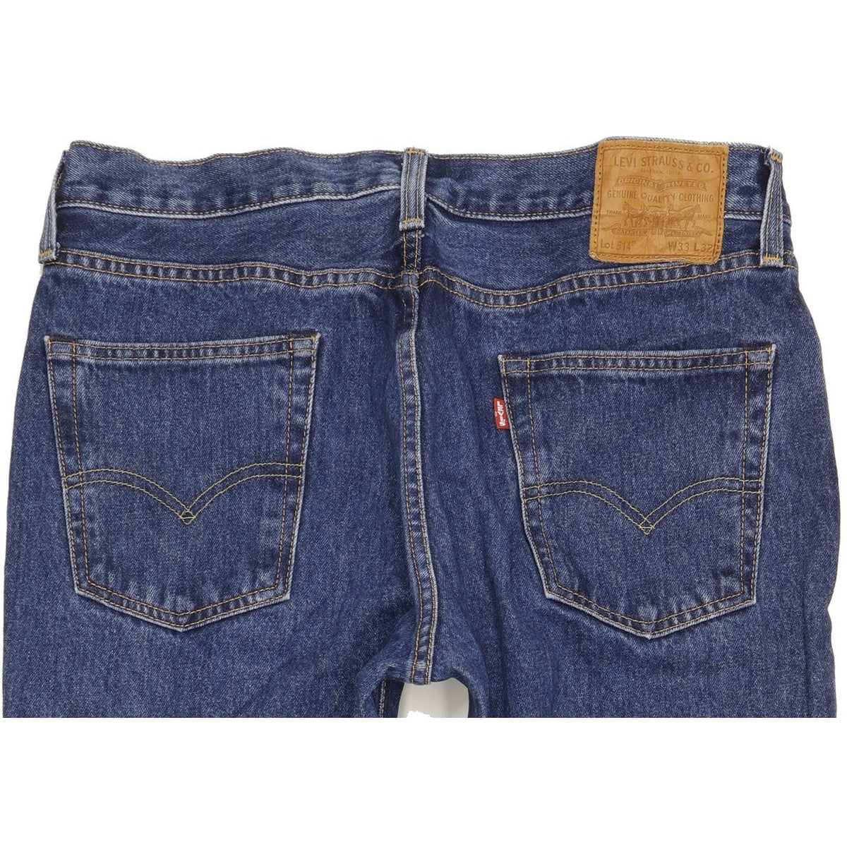 Levi's 514 Men Blue Straight Slim Jeans W33 L32