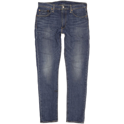 Levi's 512 Men Blue Tapered Slim Stretch Jeans W33 L33