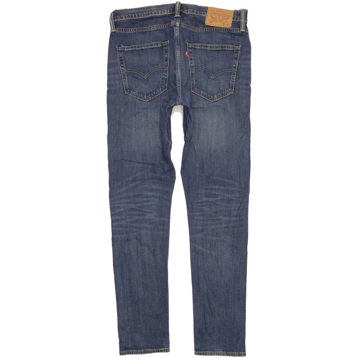 Levi's 512 Men Blue Tapered Slim Stretch Jeans W33 L33