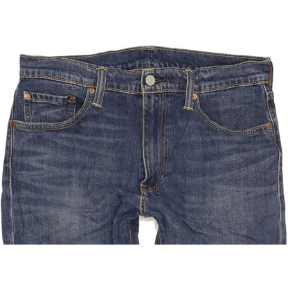 Levi's 512 Men Blue Tapered Slim Stretch Jeans W33 L33