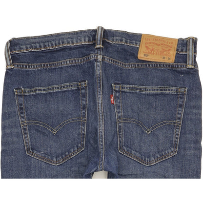 Levi's 512 Men Blue Tapered Slim Stretch Jeans W33 L33