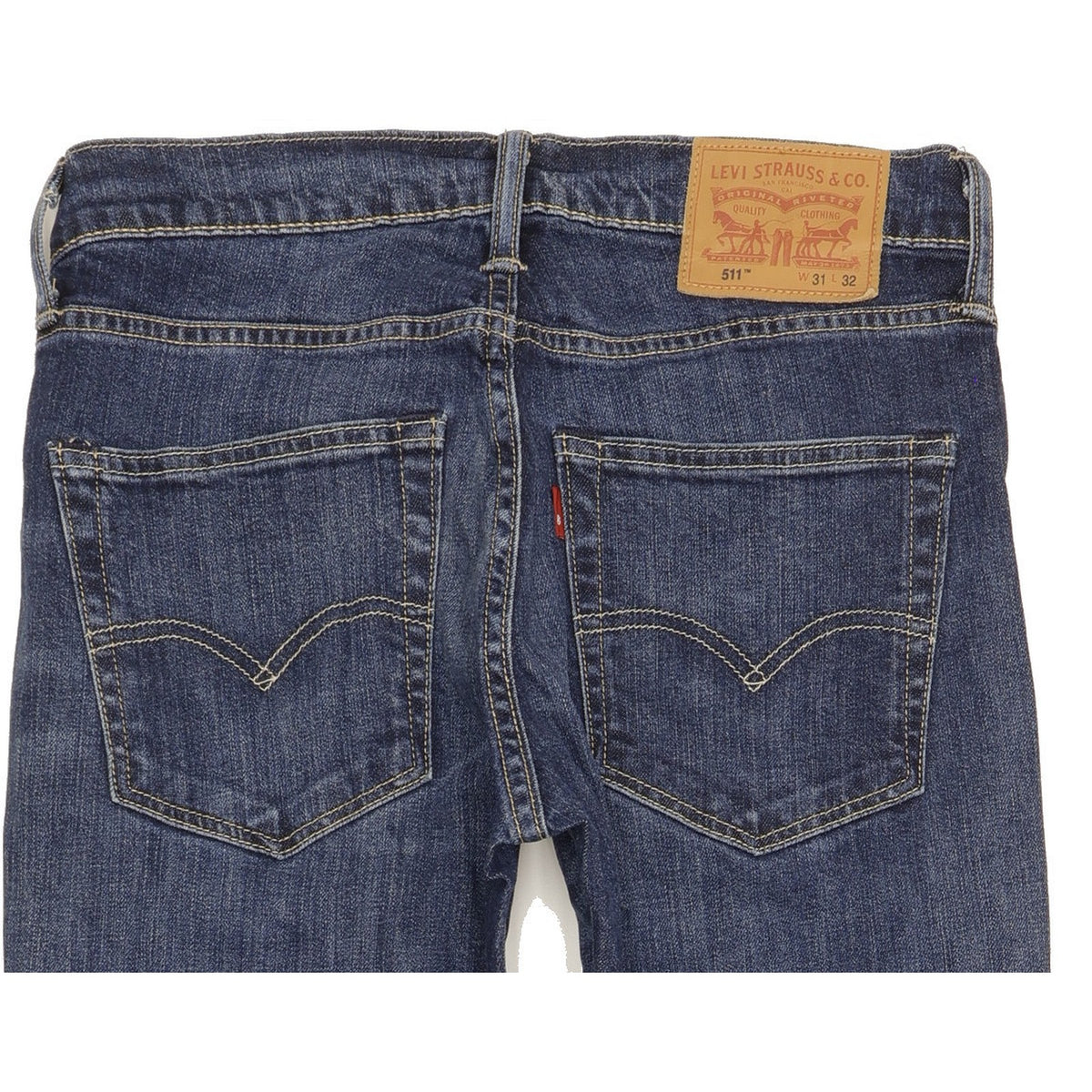 Levi's 511 Men Blue Straight Slim Stretch Jeans W31 L32