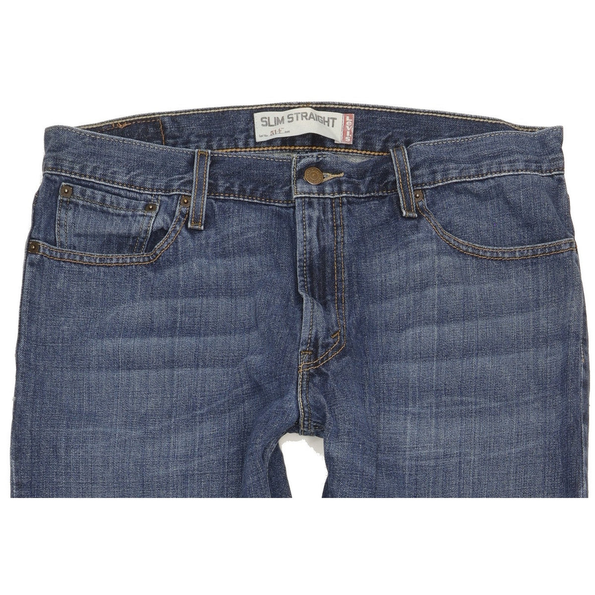 Levi's 514 Men Blue Straight Slim Jeans W36 L30