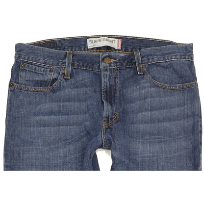 Levi's 514 Men Blue Straight Slim Jeans W36 L30