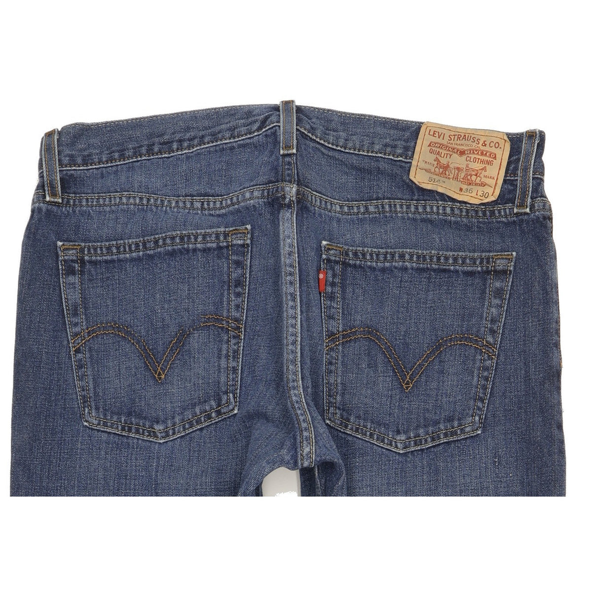 Levi's 514 Men Blue Straight Slim Jeans W36 L30