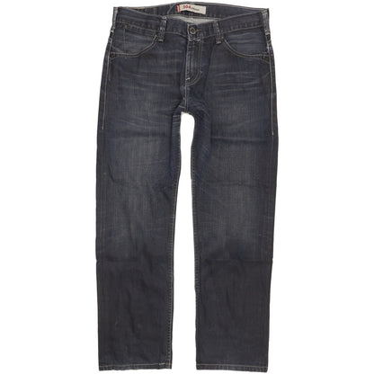Levi's 504 Men Navy Straight Regular Jeans W33 L28