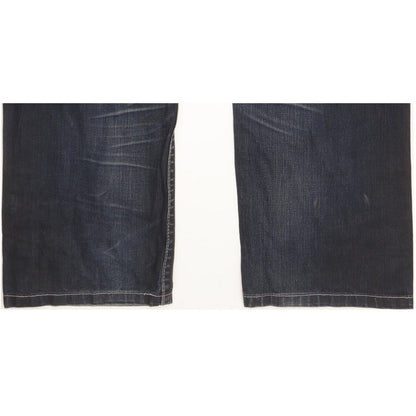 Levi's 504 Men Navy Straight Regular Jeans W33 L28