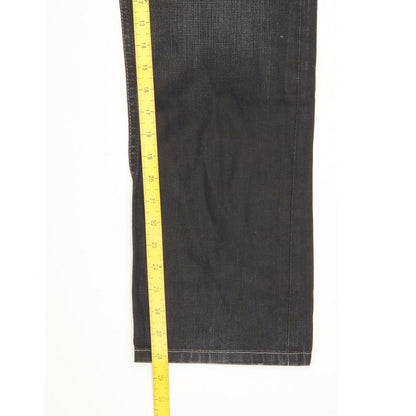 Levi's 504 Men Navy Straight Regular Jeans W33 L28