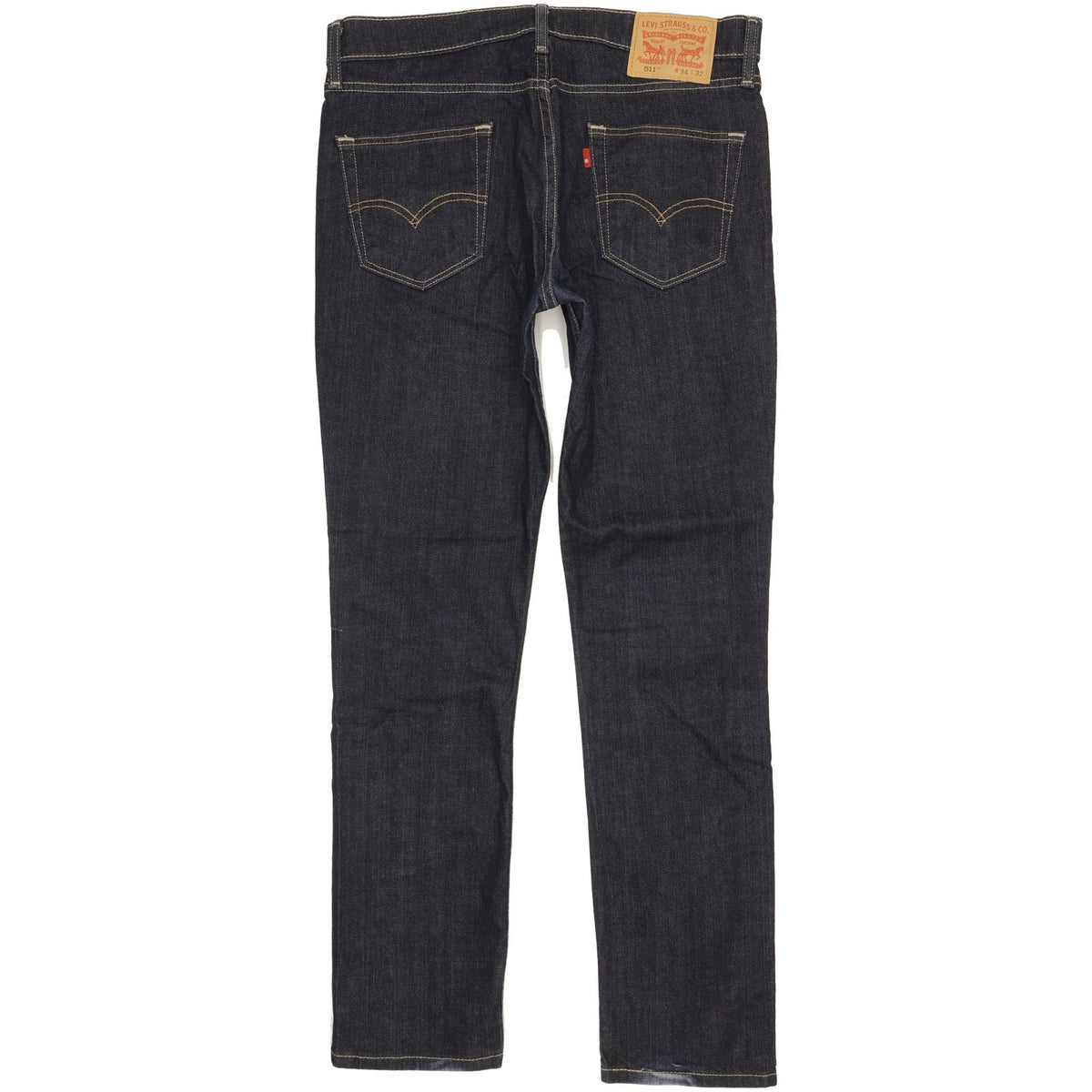 Levi's 511 Men Navy Straight Slim Stretch Jeans W34 L31