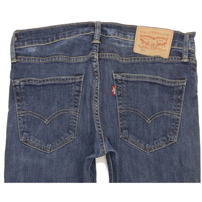 Levi's 511 Men Blue Straight Slim Stretch Jeans W31 L31