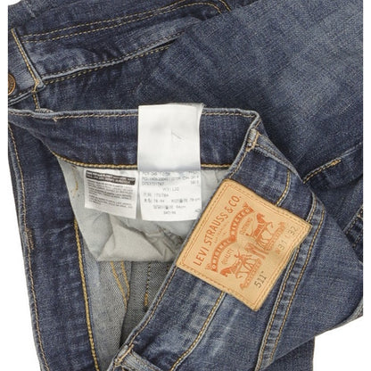 Levi's 511 Men Blue Straight Slim Stretch Jeans W31 L31
