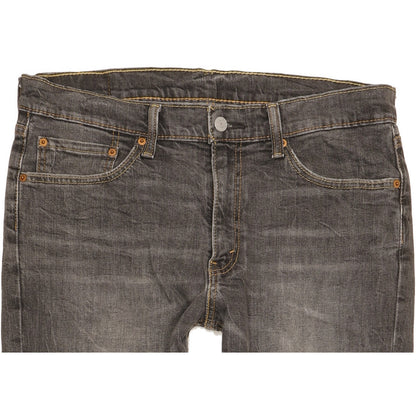 Levi's 511 Men Grey Straight Slim Jeans W36 L31