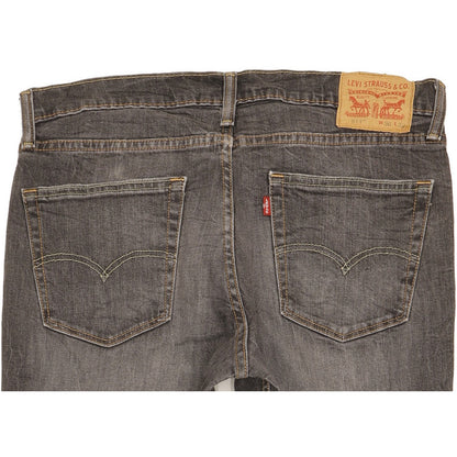 Levi's 511 Men Grey Straight Slim Jeans W36 L31
