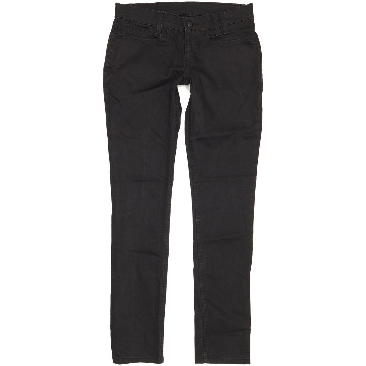 Levi's Women Black Straight Slim Stretch Jeans W29 L31
