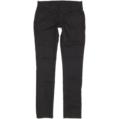 Levi's Women Black Straight Slim Stretch Jeans W29 L31