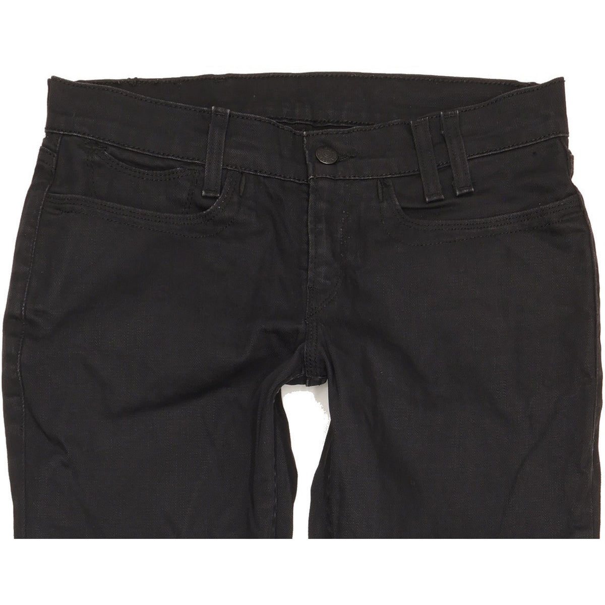 Levi's Women Black Straight Slim Stretch Jeans W29 L31