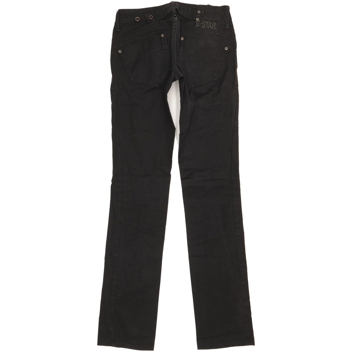 G-Star Midge Women Black Straight Slim Stretch Jeans W26 L34