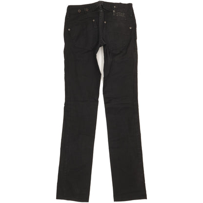 G-Star Midge Women Black Straight Slim Stretch Jeans W26 L34