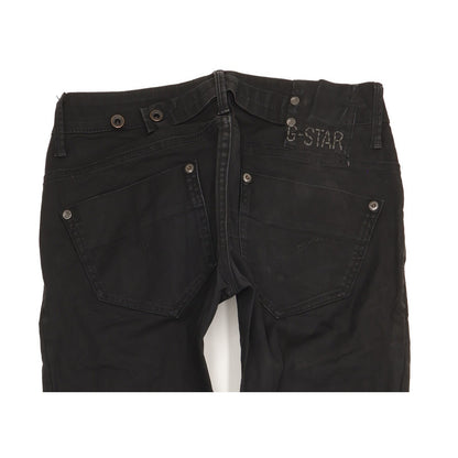 G-Star Midge Women Black Straight Slim Stretch Jeans W26 L34