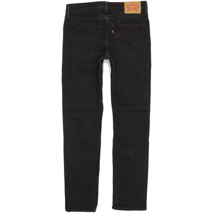 Levi's 511 Men Black Straight Slim Stretch Jeans W32 L31