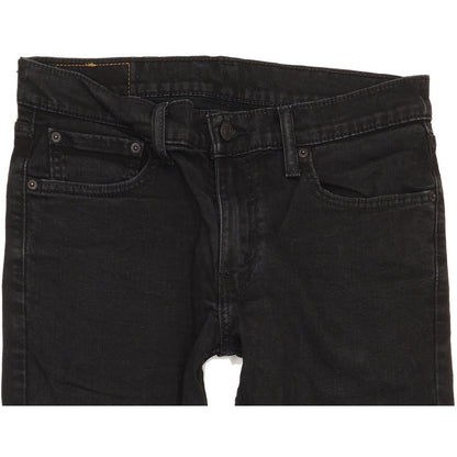 Levi's 511 Men Black Straight Slim Stretch Jeans W32 L31