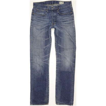 G-Star 3301 Men Blue Straight Regular Jeans W32 L34