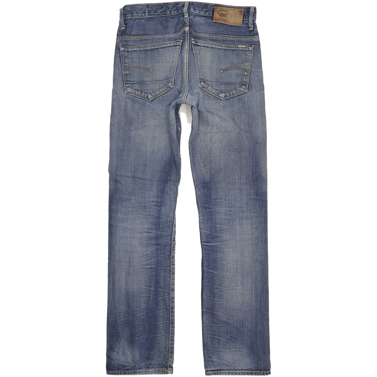 G-Star 3301 Men Blue Straight Regular Jeans W32 L34