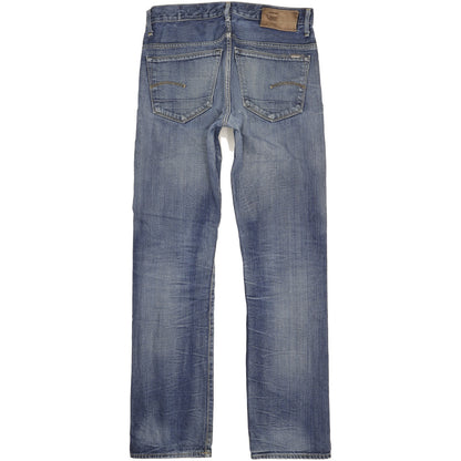 G-Star 3301 Men Blue Straight Regular Jeans W32 L34