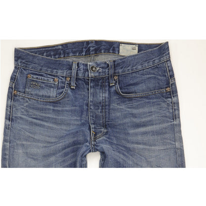 G-Star 3301 Men Blue Straight Regular Jeans W32 L34