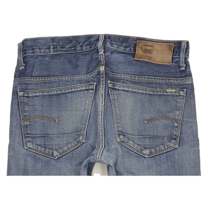 G-Star 3301 Men Blue Straight Regular Jeans W32 L34