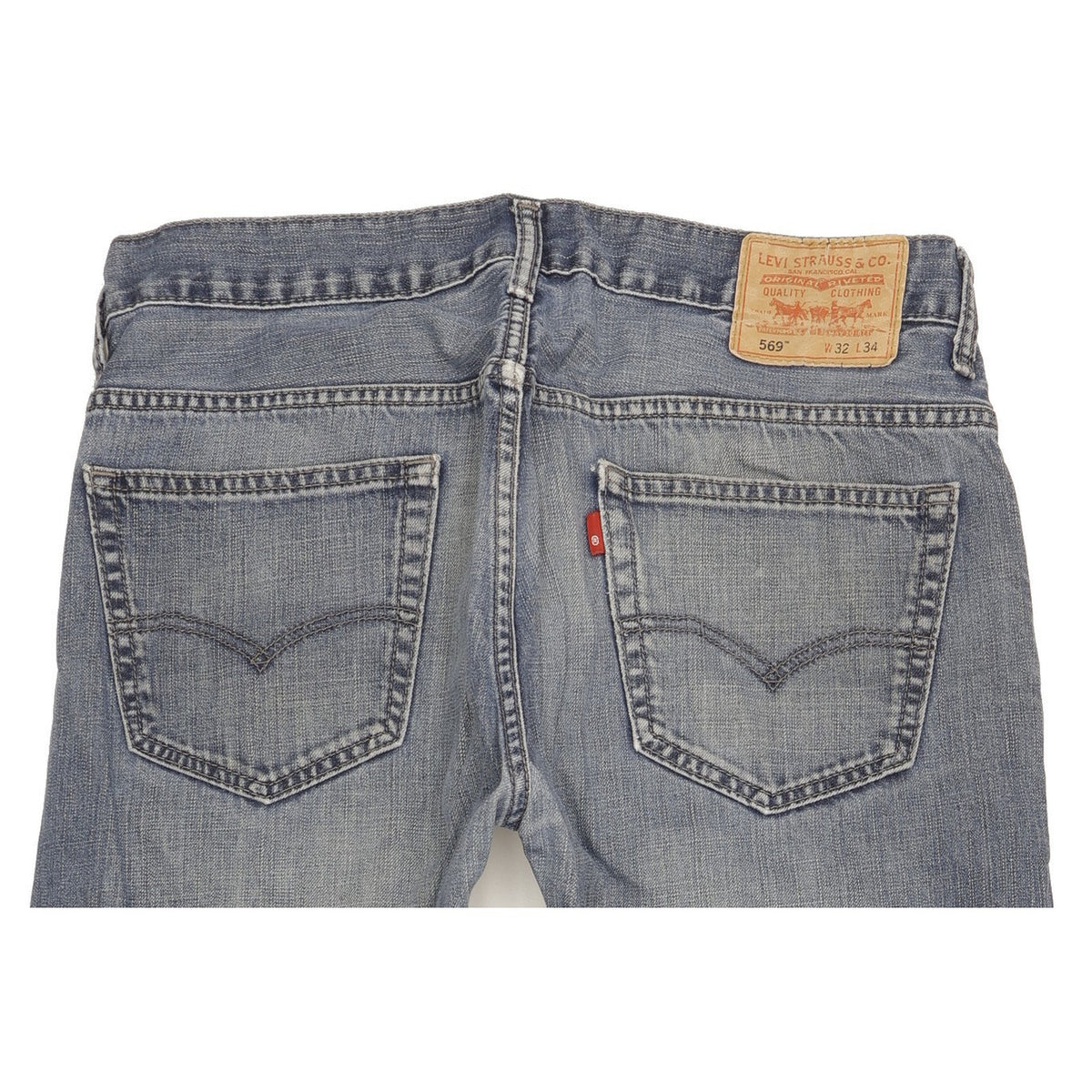 Levi's 569 Men Blue Straight Loose Jeans W32 L31