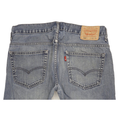Levi's 569 Men Blue Straight Loose Jeans W32 L31